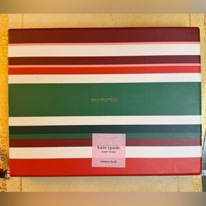 Kate Spade New York Jolly Stripe Memory Book/Photo Album/Journal